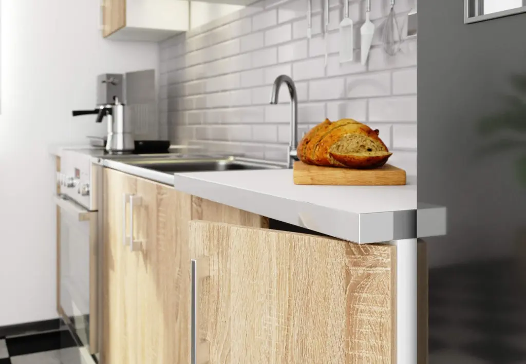 Кухня Akord Lima с витриной H720 2.4м (White/Sonoma Oak) - 3