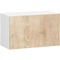 Кухня Akord Lima с витриной H720 2.4м (White/Sonoma Oak) Thumb