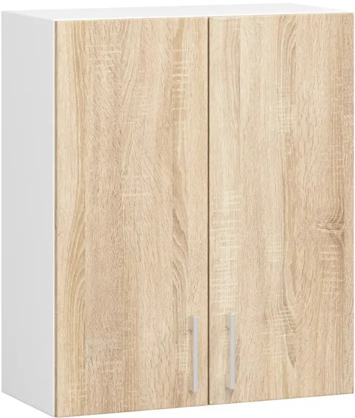 Кухня Akord Lima с витриной H720 2.4м (White/Sonoma Oak) - 8