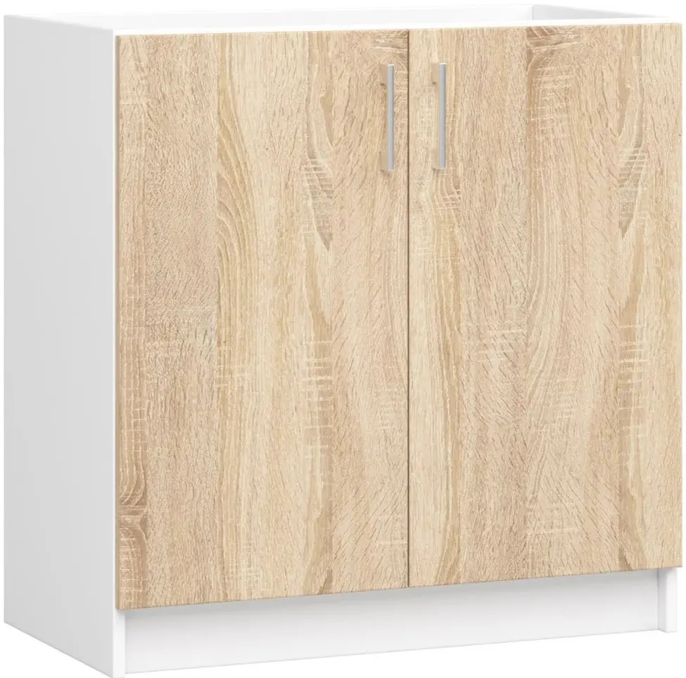 Кухня Akord Lima с витриной H720 2.4м (White/Sonoma Oak) - 10