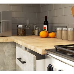 Кухня Akord Oliwia 1.8м (Concrete/White) Thumb