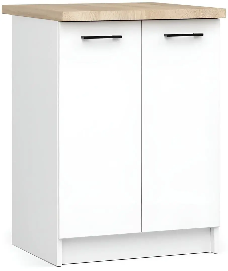 Bucatarie Akord Oliwia 2.4m (Concrete/White)