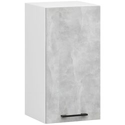 Bucatarie de colt Akord Oliwia 3.0m (Concrete/White) Thumb