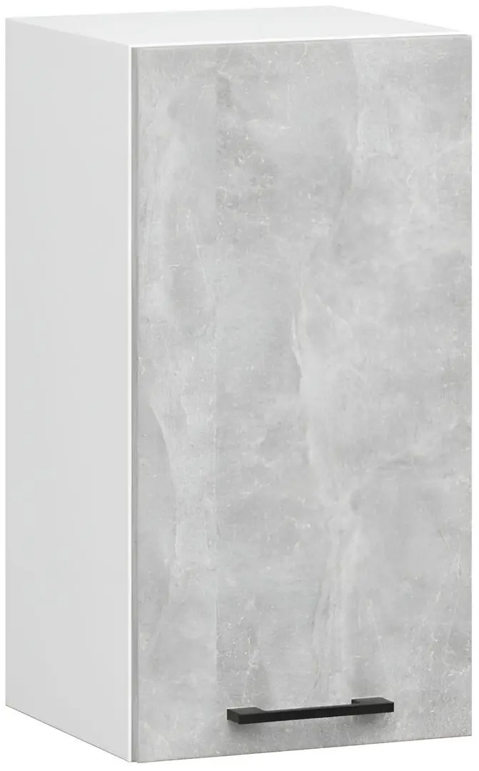 Bucatarie de colt Akord Oliwia 3.0m (Concrete/White)