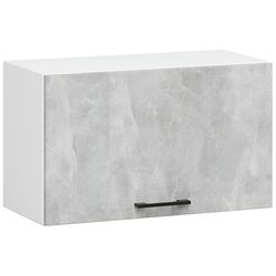 Bucatarie de colt Akord Oliwia 3.0m (Concrete/White) Thumb