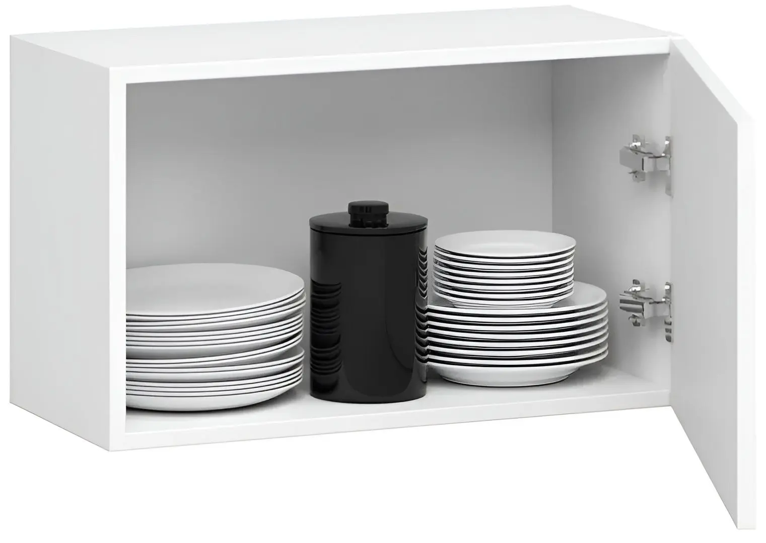 Bucatarie Akord Oliwia 2.4m (White/Concrete)