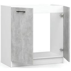 Bucatarie Akord Oliwia G1 1.8m (White/Concrete) Thumb