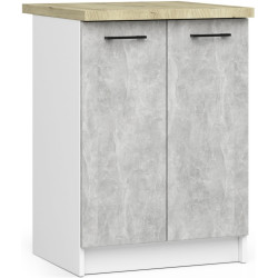 Кухня Akord Oliwia с витриной H580 2.4м (Concrete Grey) Thumb