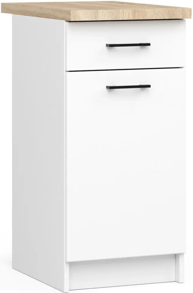 Кухня Akord Oliwia с витриной H580 2.4м (White) - 8