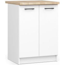 Кухня Akord Oliwia с витриной H580 2.4м (White) Thumb