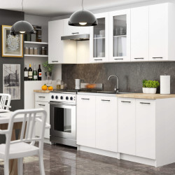 Кухня Akord Oliwia с витриной H720 2.4м (White)