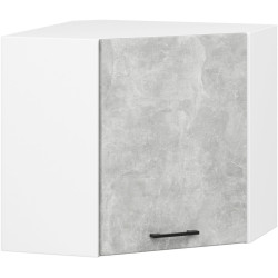 Кухня угловая Akord Oliwia с витриной H580 3м (Concrete Grey) Thumb