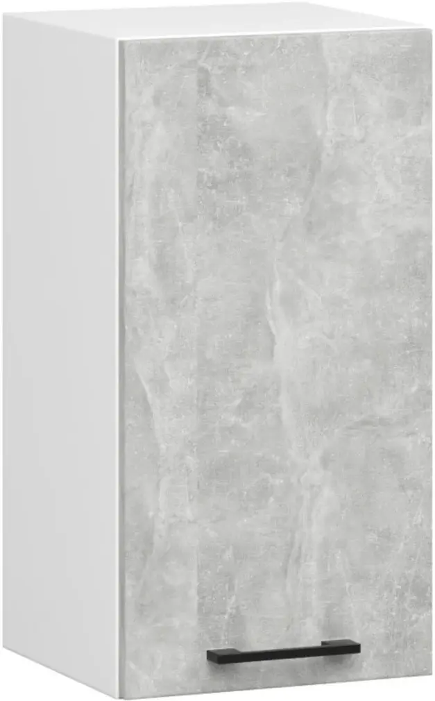 Bucatarie de colt Akord Oliwia cu vitrina H720 3m (Concrete Grey) - 5