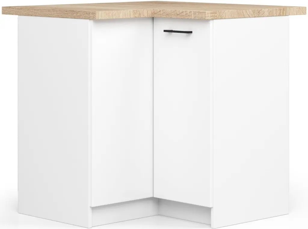 Кухня угловая Akord Oliwia с витриной H720 3м (White) - 8