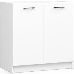 Кухня угловая Akord Oliwia с витриной H720 3м (White) Thumb