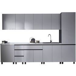 Bucatarie modulara Ambianta Astra 3.2m (Gri Deschis/Grafit) Thumb