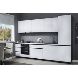 Bucatarie modulara Ambianta Astra 3.2m (Alb/Grafit) Thumb