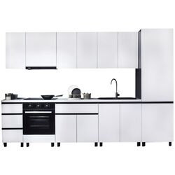 Bucatarie modulara Ambianta Astra 3.2m (Alb/Grafit) Thumb