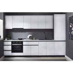 Bucatarie modulara Ambianta Astra 3.2m (Alb/Grafit)