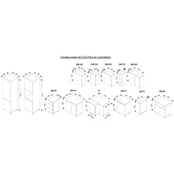 Bucatarie modulara Ambianta Astra 3.3x2.5m (Gri Deschis/Grafit) Thumb