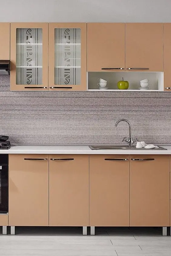 Модульная кухня Ambianta Fresh 1.4м (Капучино)