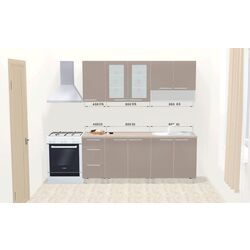 Bucatarie modulara Ambianta Fresh 2.0m (Cappuccino) Thumb