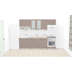 Bucatarie modulara Ambianta Fresh 2.6m (Cappuccino) Thumb