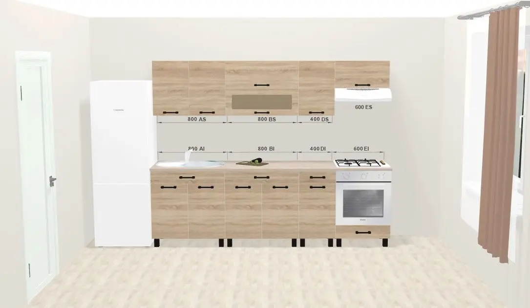 Модульная кухня Ambianta Iris 2.6м (Бардолино)