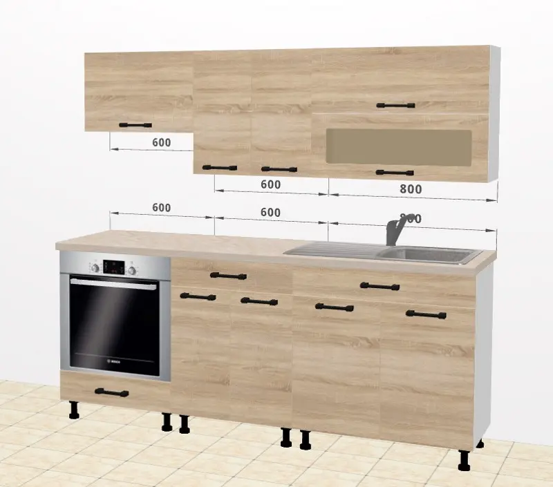 Модульная кухня Ambianta Iris 3 2.0м (Бардолино)