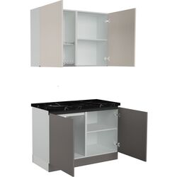 Bucatarie Art Flame Gola SM 1.2m (Cream/Stone Grey) Thumb