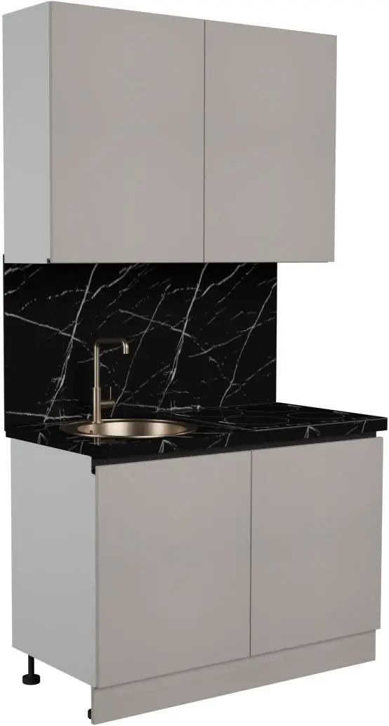 Bucatarie Art Flame Gola SM 1.2m (New Grey)