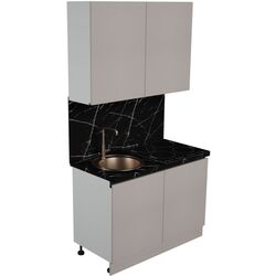 Bucatarie Art Flame Gola SM 1.2m (New Grey) Thumb