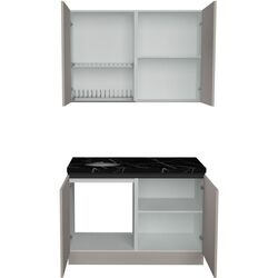 Bucatarie Art Flame Gola SM 1.2m (New Grey) Thumb