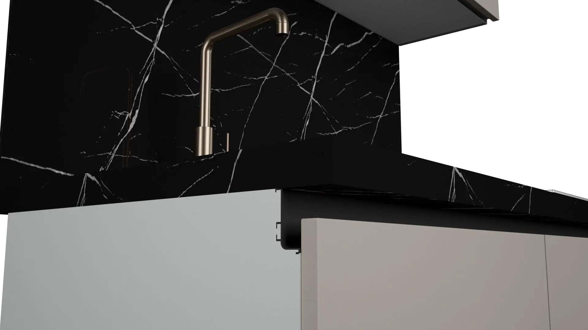 Bucatarie Art Flame Gola SM 1.2m (New Grey)