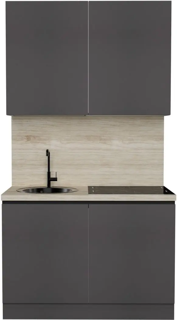 Bucatarie Art Flame Gola SM 1.2m (Storm Grey)