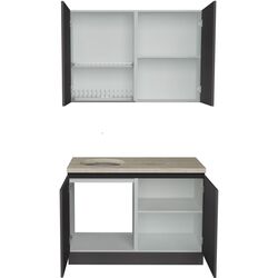 Bucatarie Art Flame Gola SM 1.2m (Storm Grey) Thumb