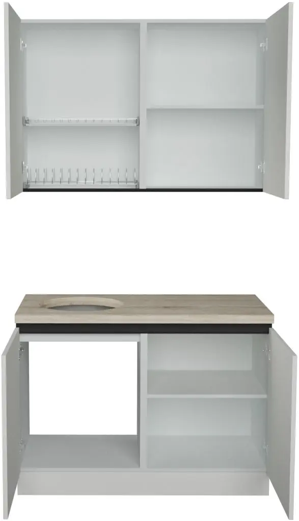 Bucătarie Art Flame Gola SM 1.2m (White)