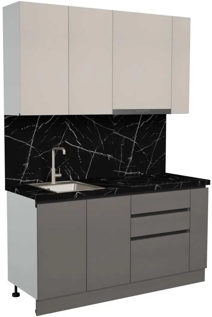 Bucatarie Art Flame Gola SM 1.6 (Cream/Stone Grey)