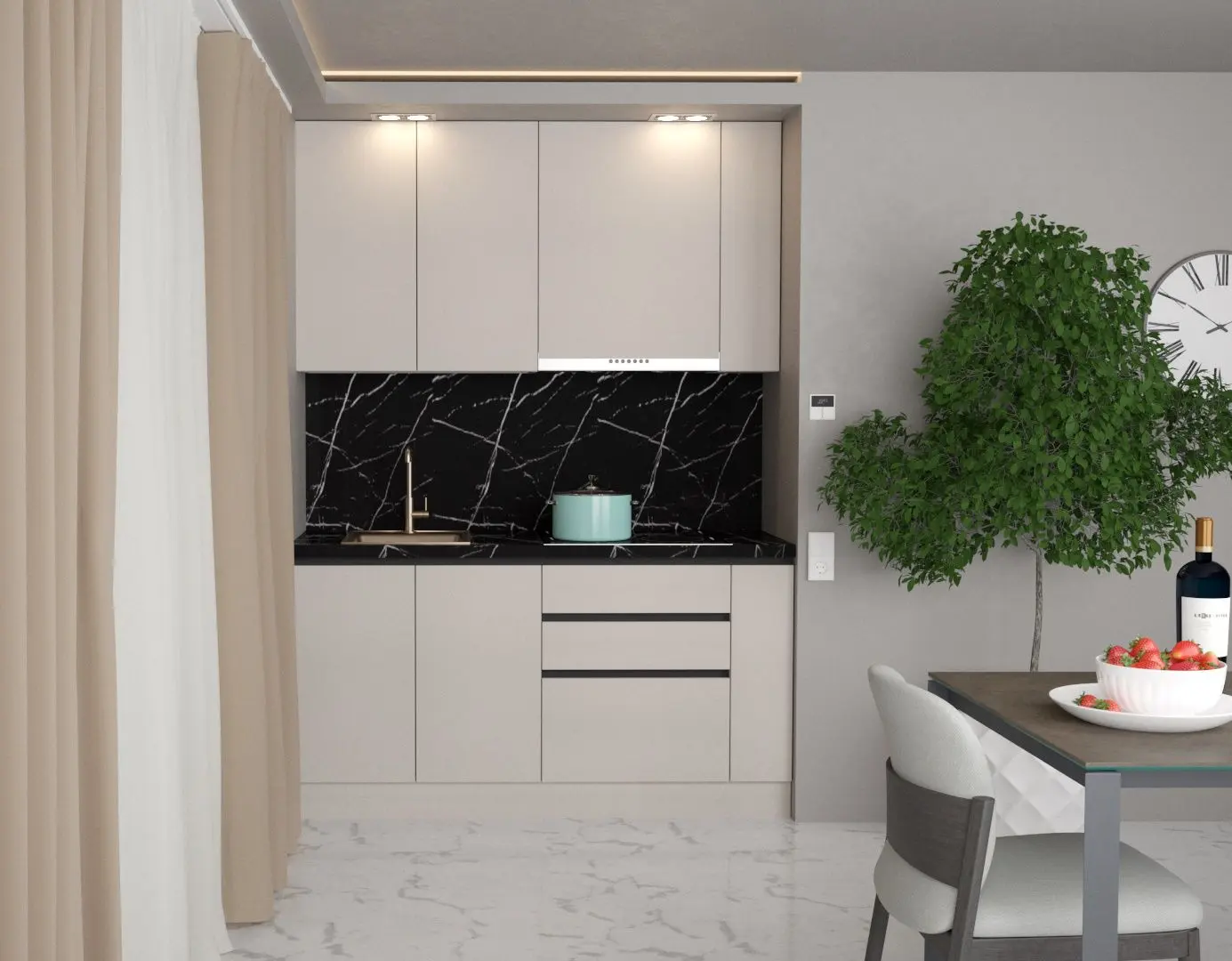 Bucatarie Art Flame Gola SM 1.6 (New Grey)