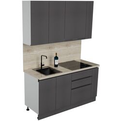 Bucatarie Art Flame Gola SM 1.6 (Storm Grey) Thumb