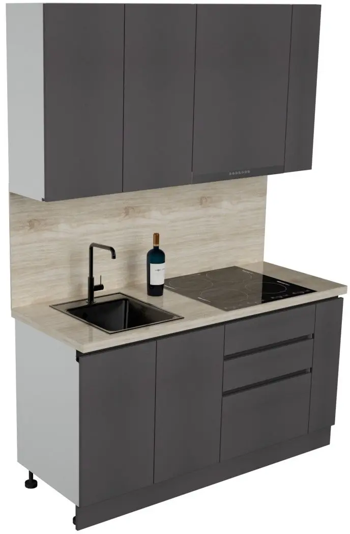 Bucatarie Art Flame Gola SM 1.6 (Storm Grey)