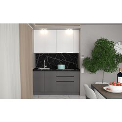 Bucatarie Art Flame Gola SM 1.6 (White/Storm Grey)