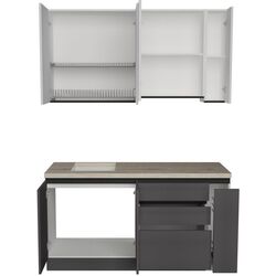 Кухня Art Flame Gola SM 1.6 (White/Storm Grey) Thumb