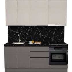 Bucatarie Art Flame Gola SM 2.0m (Cream/Stone Grey) Thumb