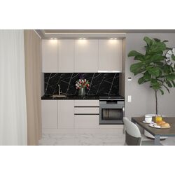 Bucatarie Art Flame Gola SM 2.0m (New Grey)