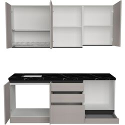 Bucatarie Art Flame Gola SM 2.0m (New Grey) Thumb