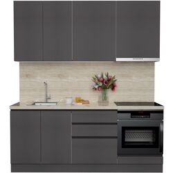 Кухня Art Flame Gola SM 2.0м (Storm Grey) Thumb