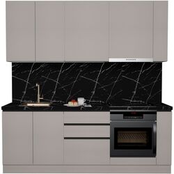 Кухня Art Flame Gola SM 2.2м (New Grey) Thumb