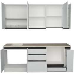 Кухня Art Flame Gola SM 2.2м (White) Thumb