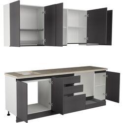 Bucatarie Art Flame Gola SM 2.4m (Storm Grey) Thumb